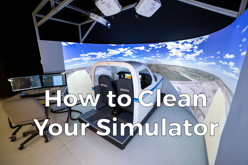 How to clean your Frasca flight simulator