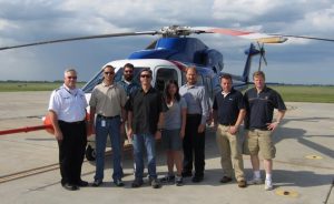 Figure 1: The Flight Test Team for a Sikorsky S76C++ test campaign